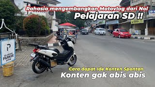 Cara MENGEMBANGKAN Motovlog dari NOL dengan Topik Konten yang Menarik!