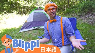 キャンプじょうにいこう | Blippi 日本語 - 幼児向け教育動画