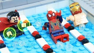 Lego Swimming Pool: Avengers Champions League Endgame | Behind the Battle