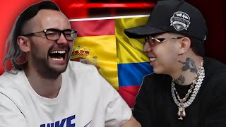 WESTCOL Y ELXOKAS HABLAN SOBRE LA CULTURA ESPAÑOLA Y COLOMBIANA 😳🤭