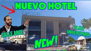 🔴 NUEVO HOTEL, CALLE ARCE NUEVA😱 PLAZA UNIVERSITARIA #diaspora #usa #turismo #elsalvador #seguridad