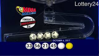 2017 09 06 Mega Millions Numbers and draw results