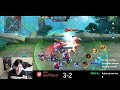 hoon shocked by sun insane damage mobile legends