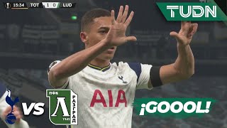 ¡GOLAZO! Carlos Vinicius mete el primero | Tottenham 1-0 Ludogorets |Europa League 2020/21-J4 | TUDN