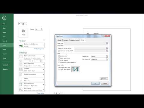 Excel Tutorial 21 of 25 - Printing Gridlines in Excel Excel Tutorial 21 of 25 - Printing Gridlines in Excel