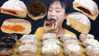 [간식먹방] 부드럽고 달달한 여러가지 수제도넛 디저트 먹방 donut mukbang