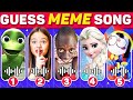 GUESS MEME & WHO'S SINGING🎤🎵🔥 Salish Matter, Tenge Tenge, MrBeast, Elsa, Panda, Lay Lay, King Ferran