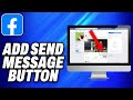 How To Add Send Message Button on Facebook Page - Easy Fix