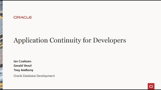 Application Continuity for Developers