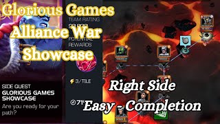 Glorious Games Alliance War Showcase Easy Completion. Mcoc