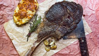 The Ultimate Tomahawk Ribeye Steak | Sous Vide + Cast Iron Perfection