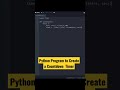 Python Program To Create a Countdown Timer ⏳️ #shorts #python #coding #programming
