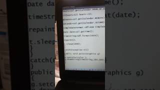 How to create digital clock in Java Applet Program