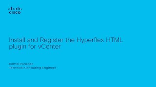 How to Install and Register the Hyperflex HTML Plugin for vCenter | Step-by-Step Guide