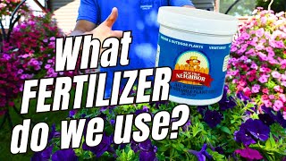 What FERTILIZER Do We Use? #FertilizerFriday #fertilizing #fertilizer #plantfood