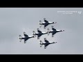 4k usaf thunderbirds full show aero gatineau ottawa 2024