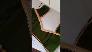 ब्यूटीफुल ब्लाउज गले की डिजाइन बहुत ही प्यारी एवं सिंपल सी डिजाइन!#sewing #neckdesign #shirtvideo .