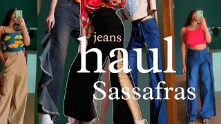 I found most trendy jeans ft.Sassafras •Myntra popular brand