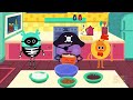 the bumble nums make a petrified pumpkin seed snack halloween cartoon