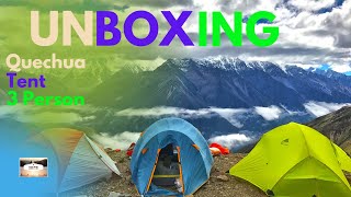 Decathlon MH100 Tent Unboxing, Setup \u0026 Review | Quechua 3 Person Tent | Team Ptrl Vlogs