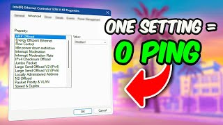 BEST Ethernet Network Settings for GAMING (Lower Ping, Latency, Increase Speed)