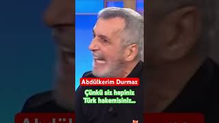 Abdülkerim durmaz “ Türk hakemlerinin kriteri aynı “ #süperlig #galatasaray #fenerbahçe