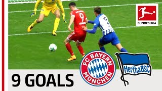 Bayern München vs. Hertha Berlin | All Goals in the Last 5 Matches - Lewandowski, Duda, & Co.