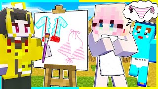 絵で描いたイタズラが現実になる世界でドッキリしてみたwww【まいくら/マインクラフト】