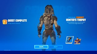 Complete a Bounty as Predator (1) -  Fortnite Jungle Hunter Challenges