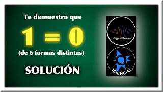 Te Demuestro que 1=0 🙄 (de 6 formas Distintas) con SOLUCIÓN | #RetoMatemagia de @QuantumFracture