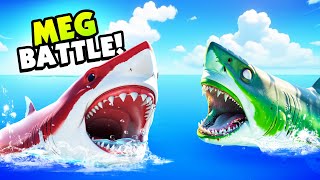 ZOMBIE Megalodon vs SUPER Mega Megalodon: Who Wins? - Amazing Frog?