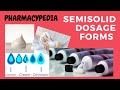 SEMISOLID DOSAGE FORMS | UNIT 5 | INTRODUCTORY PHARMACEUTICS 1 | B.PHARM | 1st SEMESTER