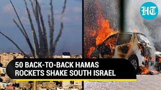 Hamas' Biggest Rocket Attack On Israel Since Start Of 2024; Barrage Of 50 Missiles Fired