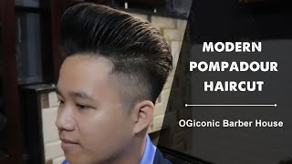 MODERN POMPADOUR HAIRCUT | MEN'S HAIRSTYLE | OGICONIC BARBER HOUSE