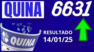 Quina 6631 - Resultado da Quina de Hoje Concurso 6631