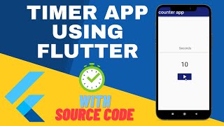 Simple Timer App Flutter.