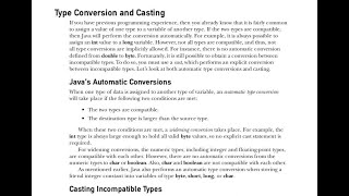 Chapter-3 Type Conversion and Casting