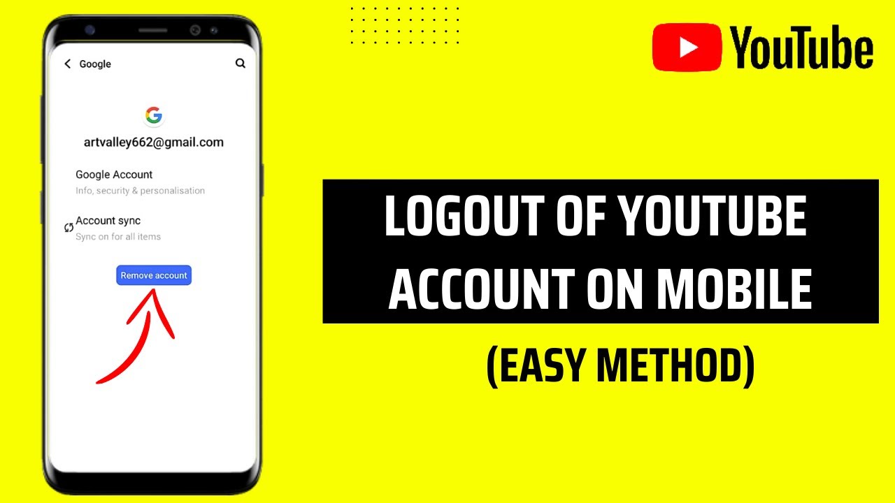 How To Logout Of Youtube Account On Mobile Youtube How To Logout Of Youtube Account On Mobile Youtube