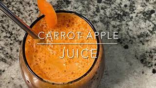 Carrot apple juice