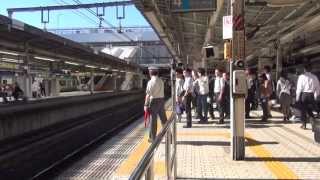 【通勤ラッシュ】平日朝の上野駅 〜京浜東北線ホーム〜