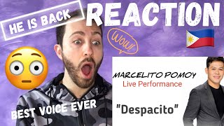 ITALIAN REACTS to MARCELITO POMOY - DESPACITO (He is finally back!!!) / Ludo&Cri