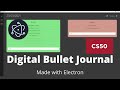 CS50 Final Project - Digital Bullet Journal