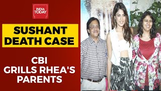 Sushant's Death Case: Rhea Chakraborty's Parents Being Grilled By CBI For First Time