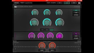 RP-1 Dual Digital Delay by Kai Aras Demo for the iPad