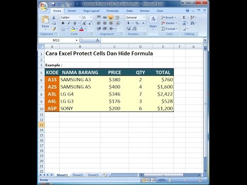 Cara Buka Password Protect Excel 2007 Gasekits