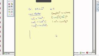 CHM 090 FA13 CHAPTER 2 m cubed to liters