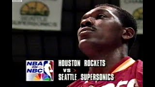 NBA On NBC - Rockets @ Sonics 1993 WCSF Deciding Game 7