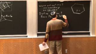 Lecture 14 10/16 Linear Programming