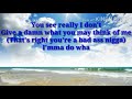 R-KELLY Bad Man (lyrics)