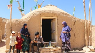 An afghan family's Journey in shrine | Village life in Afghanistan | Cooking Paratha in the shrine